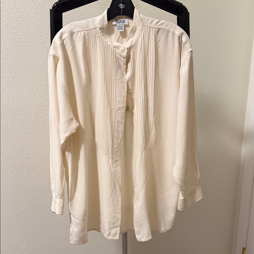 Sostanza contemporary apparel Elegant Cream Blouse